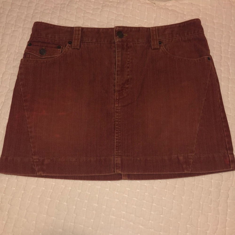 Brown Corduroy Mini Skirt from American Eagle